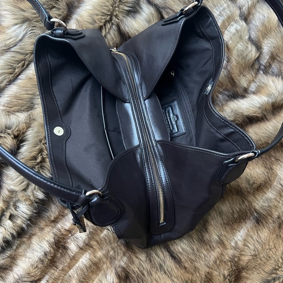 NWT Coach Edie Signature Jacquard Shoulder Bag - Light Gold/Khaki Brown - Picture 3 of 11